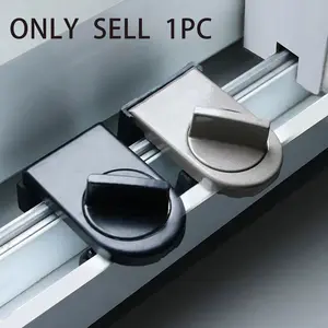 Aluminum Lock For Sliding Doors And Windows- Reinforcing Anti-Theft, Living Room Sliding Door Lock,  Protection Sliding Door Limiter , With Anti-Pinch, Anti-Theft, And Anti-Drop Functions And Lock, Suitable For Home Security