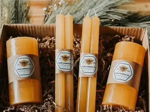 Dining Table Set Bundle | Beeswax Candles