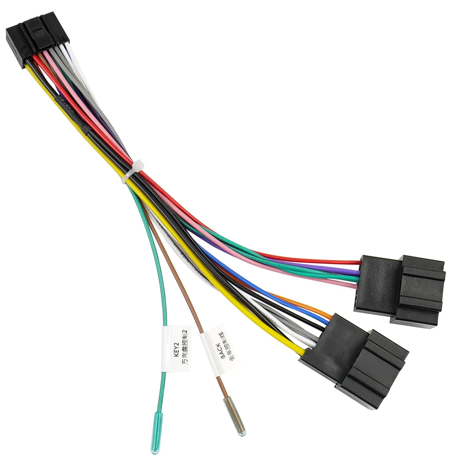 Aftermarket Car Radio Stereo Wiring Harness Adapter 16 Pin Connector Compatible with Chevrolet Silverado Suburban Buick