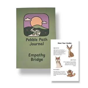 Pebble Path Journal #2 Empathy Bridge - Therapist & Play Therapist-Approved Kids Journal, Ages 3-10