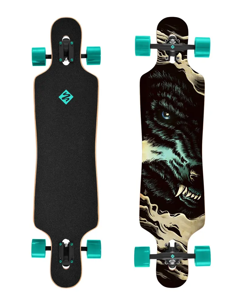 Street Surfing Longboard Wolf Drop Through 9.5" x 39"