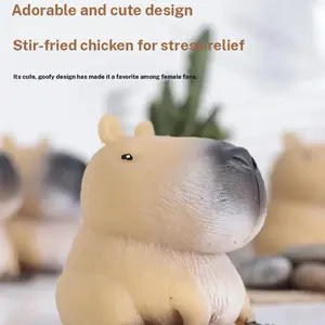 Kapibala Stress Relief Squeeze Toy, Quick-Return Soft Gel Toy, Durable and Strong, Perfect for Students and Office Workers, Stress Relief Gadgets