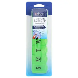 Apex 7-Day Ultra Bubble-Lok® Pill Organizer, 1 Pill Case