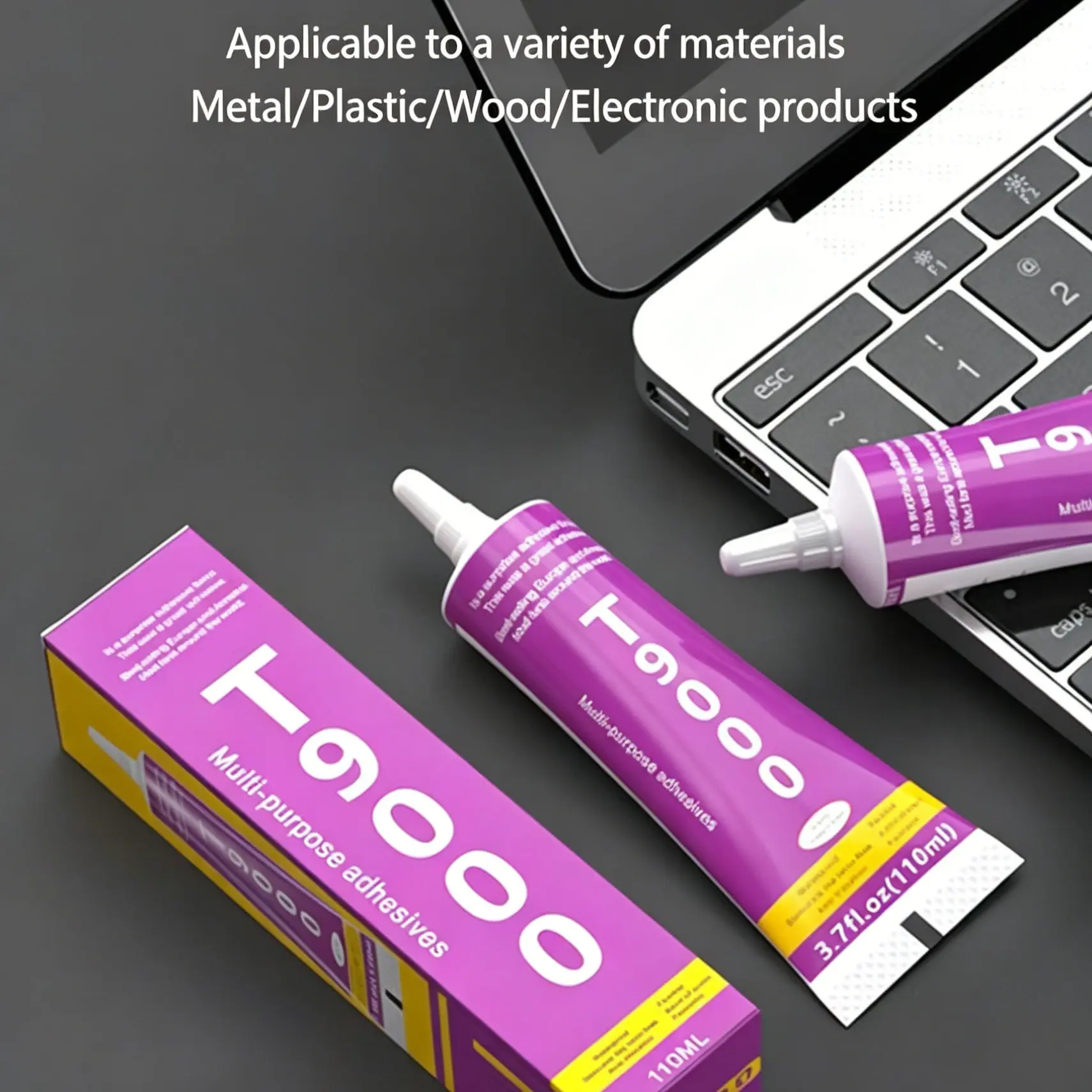 T9000 Acrylic Glue for Jewelry and Crafts, DIY Adhesive for Rhinestones and Preserved Flowers, Versatile Gel Glue for Repairs and Crafting