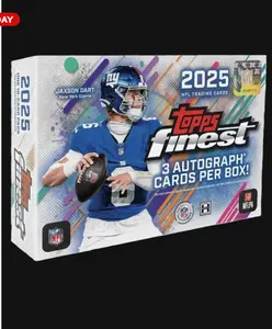 2025 Topps Finest Football Breakers Delight Box