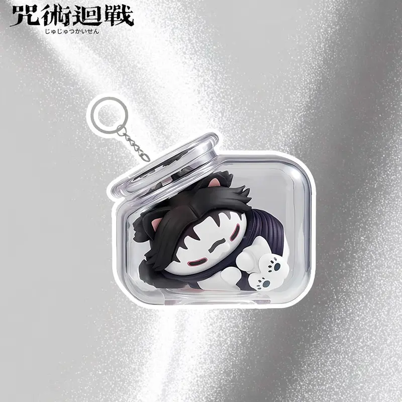 Jujutsu Kaisen Keychain Bottle Cat Series Gojo & Yuji PVC 6cm - TikTok Shop