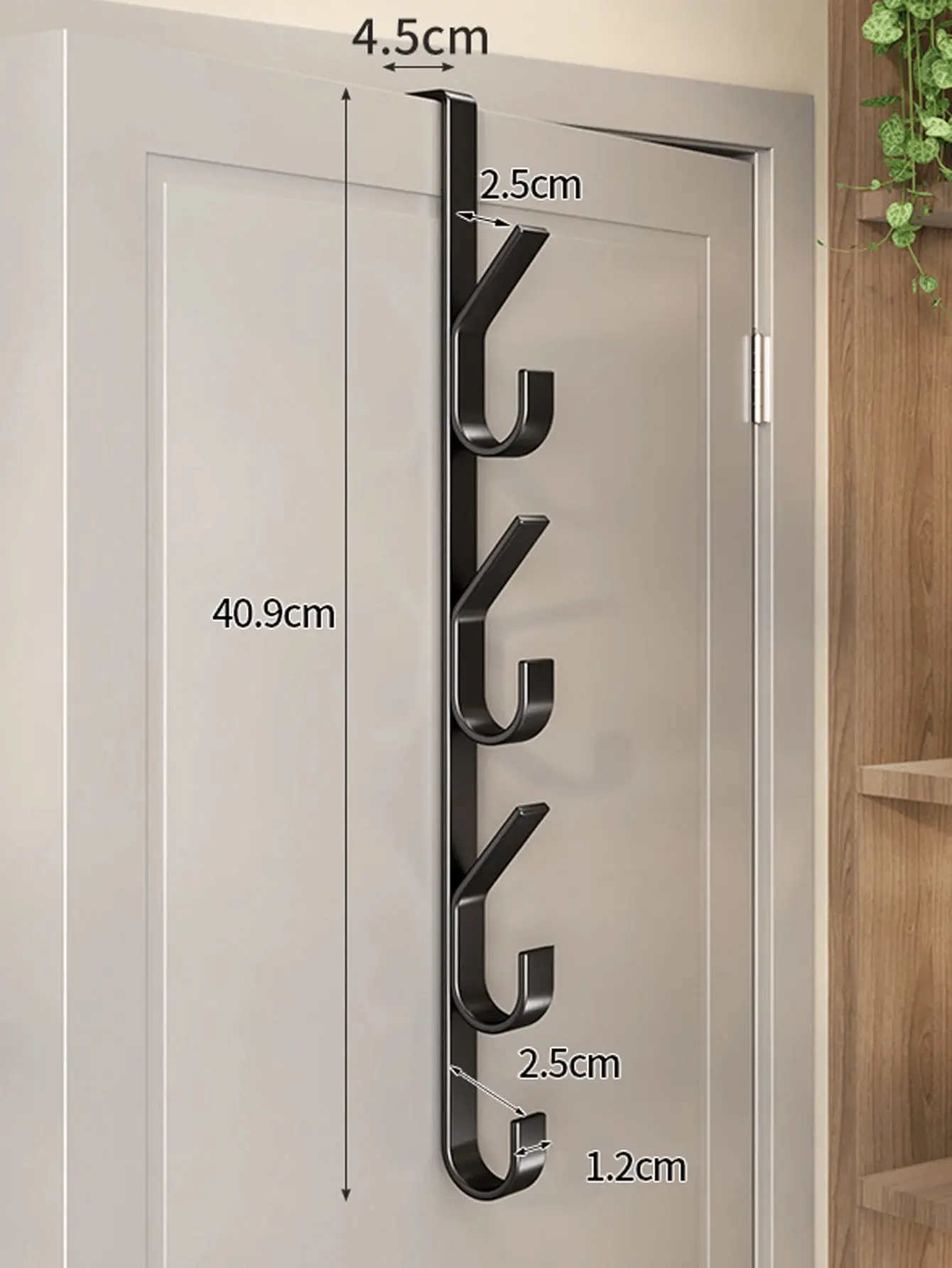 Black (7 Hooks) - 1 PC