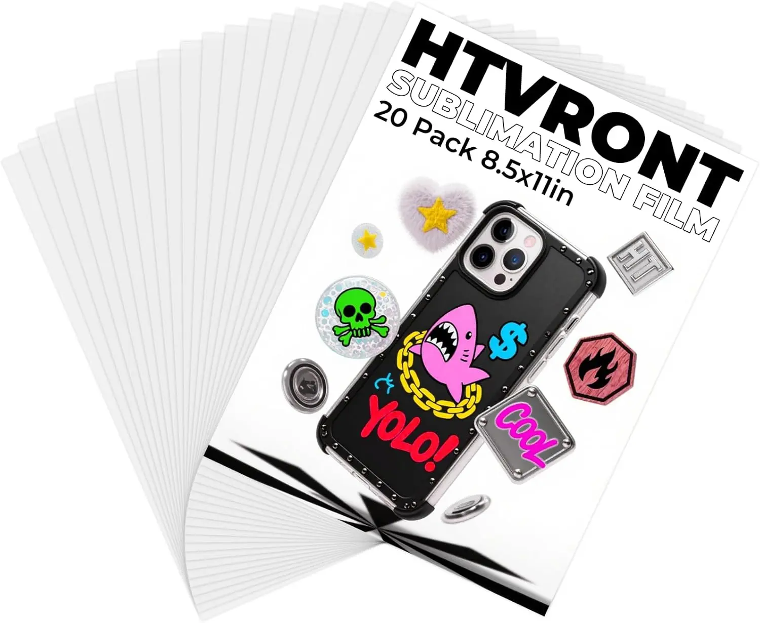 A4 Sublimation Film Bundle - 5 Pcs/10 Pcs/20 Pcs, For H17 Phone Case Heat Press A4 Sublimation Film Bundle - 5 Pcs/10 Pcs/20 Pcs, For H17 Phone Case Heat Press
