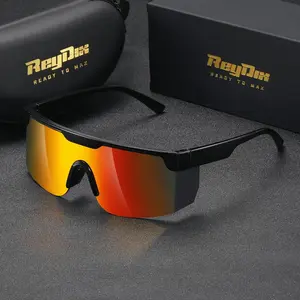 ReyDix unisex same fashion sports sunglasses outdoor ring bicycle riding sunglasses UV400