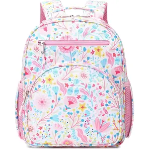 L-CPB011  Cute Mini Toddler Backpacks for Girls Little Kids Bookbag Preschool backpack (Flower)