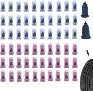 Rubber Tire Repair Nails Screw In Tire Plug Kit for Car Truck Motorcycle Tractor, Tubeless Tire Puncture Repair Screws for Quick Emergency Flat Tire Fix Self Service Tire Repair Tool