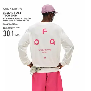 FPA Moisture Wicking 7A Antibacterial Long Sleeve Tee Quick Dry Breathable Outdoor Casual Crew Neck T Shirt