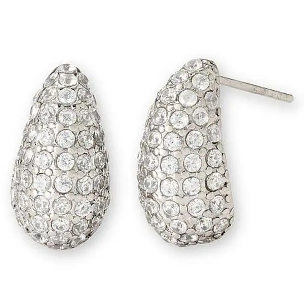 Radiance by Absolute™ Pavé CZ Tear Drop Earrings