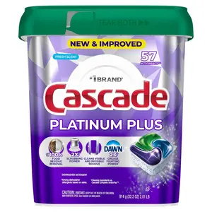 Platinum Plus Dawn Fresh Scent Dishwasher Detergent Pods (57-Count)