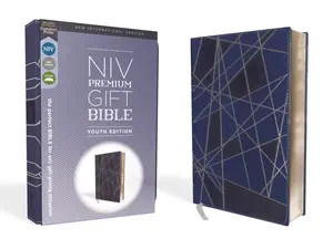NIV, Premium Gift Bible, Youth Edition, Leathersoft, Blue, Red Letter, Comfort Print: The Perfect Bible for Any Gift-Giving Occasion by Zondervan [Leatherbound Book]