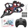 【Entry-level RC toys】2.4GHz Remote Control Airplane,Jet Fighter 360° Rolling Stunt Flying Toy with Stable Hover,RC Mini Drone for Beginners Kids & Adults, Fun Children's Toys, 3-Speed Adjustament, Headless mode, Modular battery, Easy Control,SUMMER Vibes