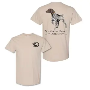 Southern Down Outfitters Hunting Dog Tee, Unisex Casual Wear, Southern Style Country Clothing, Perfect for Men and Women Outdoor Adventures	