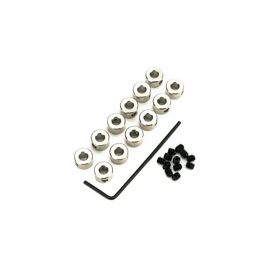 DU-BRO 1/8 Plated Brass Dura-Collars (12) DUB597