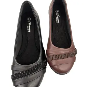 WOMENS FLAT SLIDE WITH RHINESTONE DETAIL MENDOZA-21