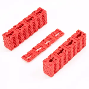 GJAHSH 48 PCS Outlet Spacers for Electrical Box, Non-Conductive Receptacle Spacers for Fixing Loose or Recessed Outlets, Stackable Plastic Socket Shims for Switch Alignment and Leveling (12 Strips) fathersdaygift fathersdaygift