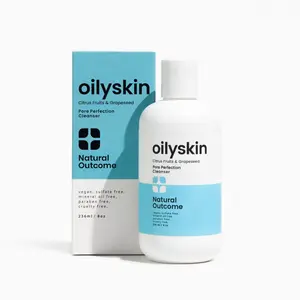Oily Skin Facial Cleanser - Oil Control Daily Face Wash by Natural Outcome Skincare / Pore Perfection Facial Cleansing 8 oz