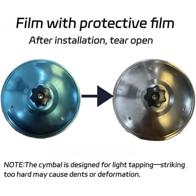 Car Crash Cymbal, Car Crash CymbalAir Vent, Car Symbol Drum CymbalAir Vent, Tlkiaa Easy Clip-On MiniCymbal for Music Lovers, CompactDurable Car Accessory PercussionInstrument Christmas Gift