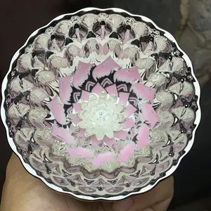 Master Crafted Silver Pink Petal Teacup for the Owner