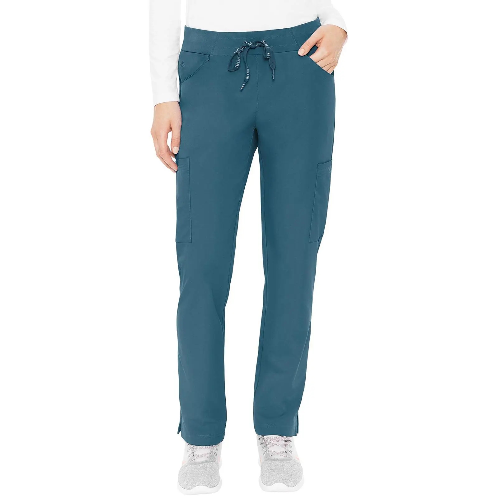 Clearance Med Couture Peaches Scoop Pocket Scrub Pants