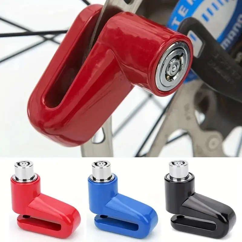 Mountain anti-theft lock, bicycle, motorcycle lock anti-theft lock, disc brake lock, bicycle accessories with lock rack, Vehicle, Lock System