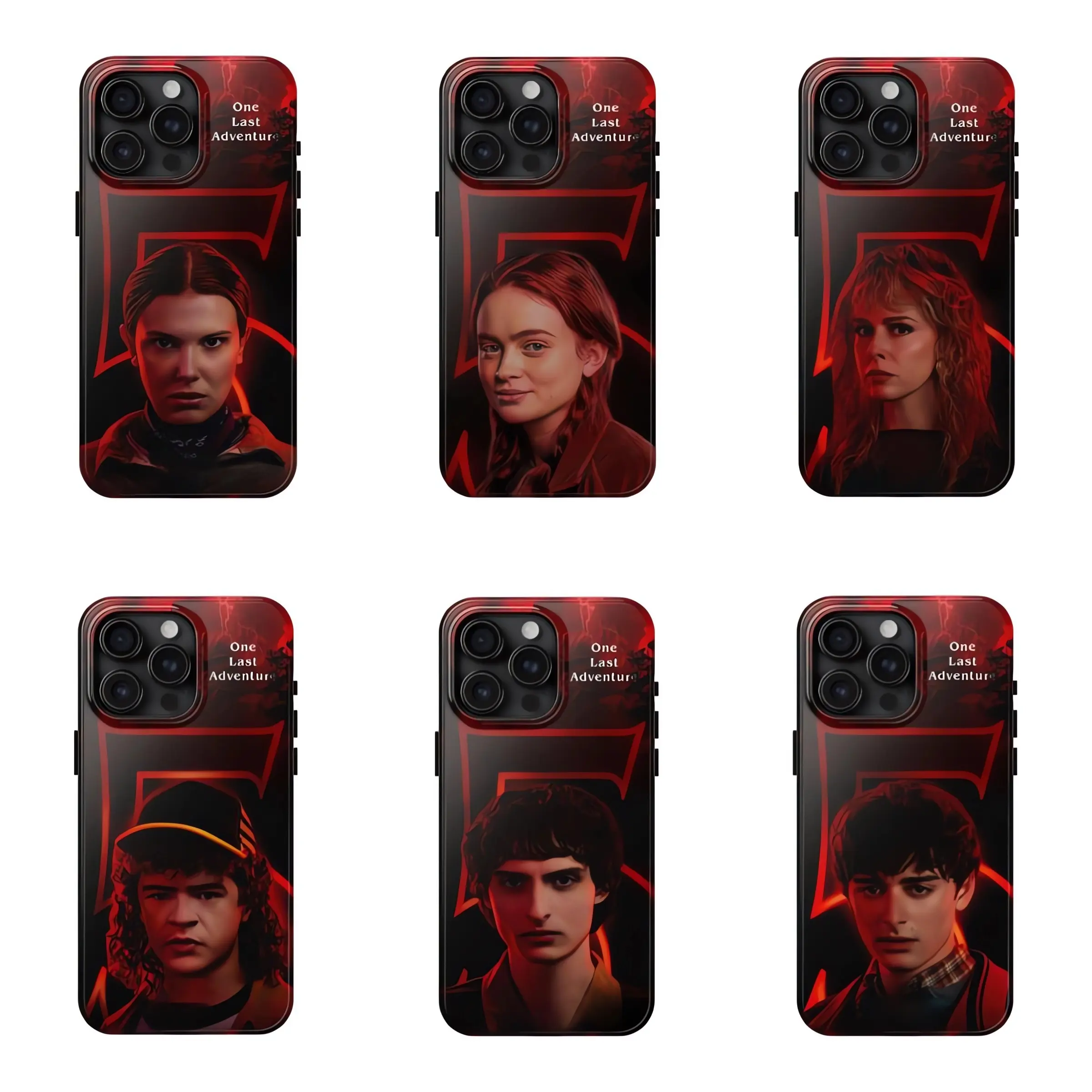 Stranger Season 5 1 Last Adventure Durable Smartphone Cover, TPU Shell Phone Accessory with Protection for iPhone 12-17 Pro/Pro Max/Plus, Ideal Holiday Gift for Friends