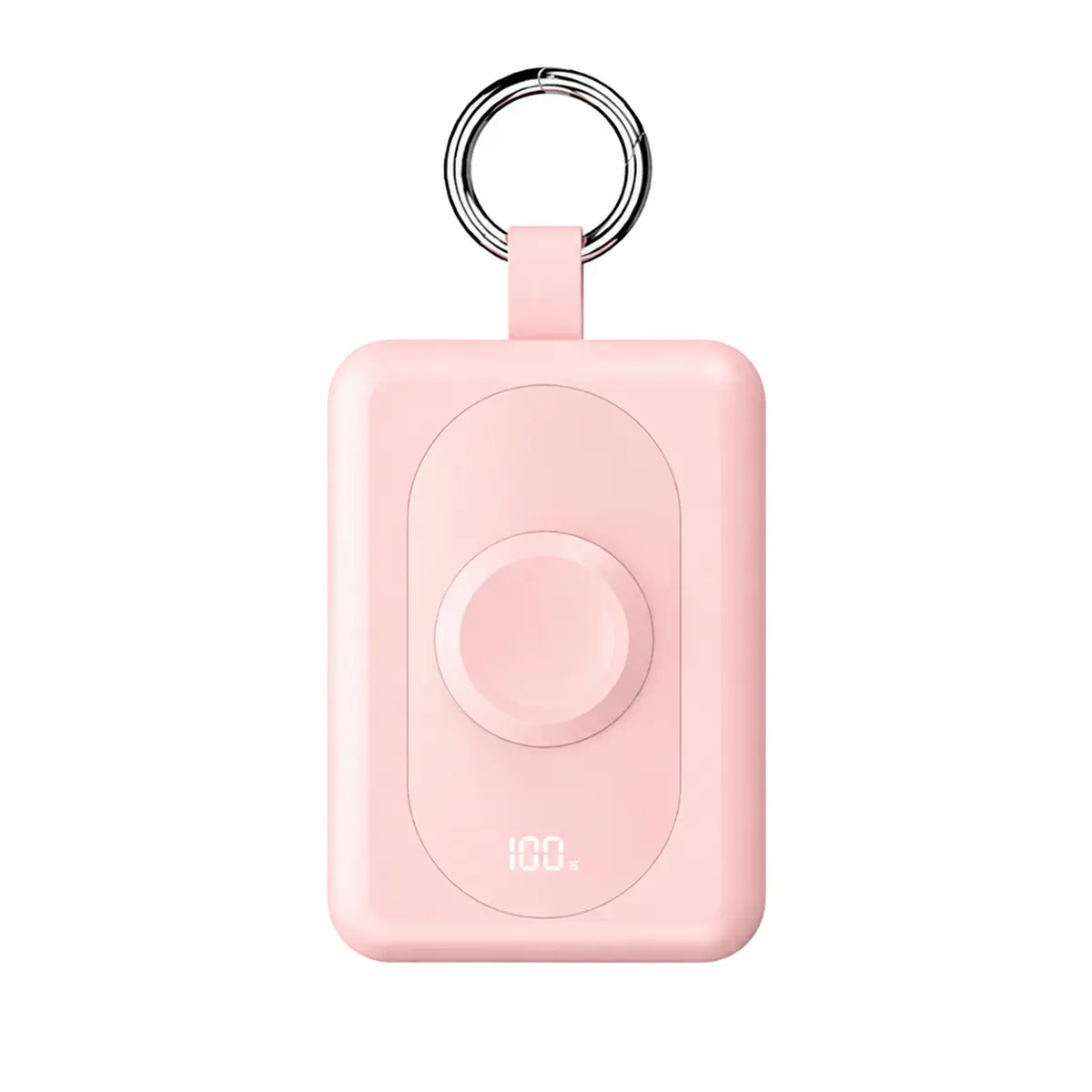Back to School Essentials - 5000mAh Portable Charger Power Bank with Built-in Cables, Keychain Battery Pack for Apple Watch iPhone AirPods, Compact Travel Charger Gift for Students