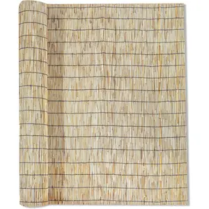 Bamboo fence for patio privacy balcony privacy patio bamboo privacy screen reed fencing 164ft x 4ft tan