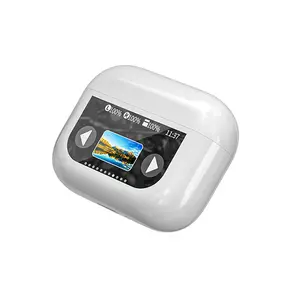 Wireless Earphones, True Wireless In-ear Design Earbuds with Touch Screen Charging Case & Built-in Microphone, ANC Noise Cancellation Earbuds for Smart Devices