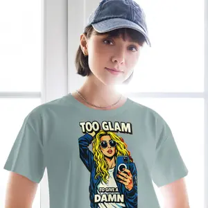 Too Glam to Give a Damn - Women’s crop top