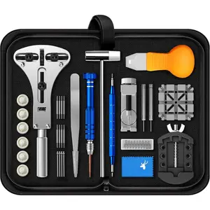 Watch Repair Tool Kit,  Replacement, Strap Adjustment, Bracelet Pin Removal, Band Link Remover, Resizing Tool, Wrench Opening Cover, Case  Opener, , Spring Bar