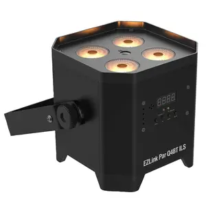 Chauvet DJ EZLink Par Q4BT ILS Battery-Operated 100% TRUE Wireless Quad-Color (RGBA) LED Par with Built-in Bluetooth