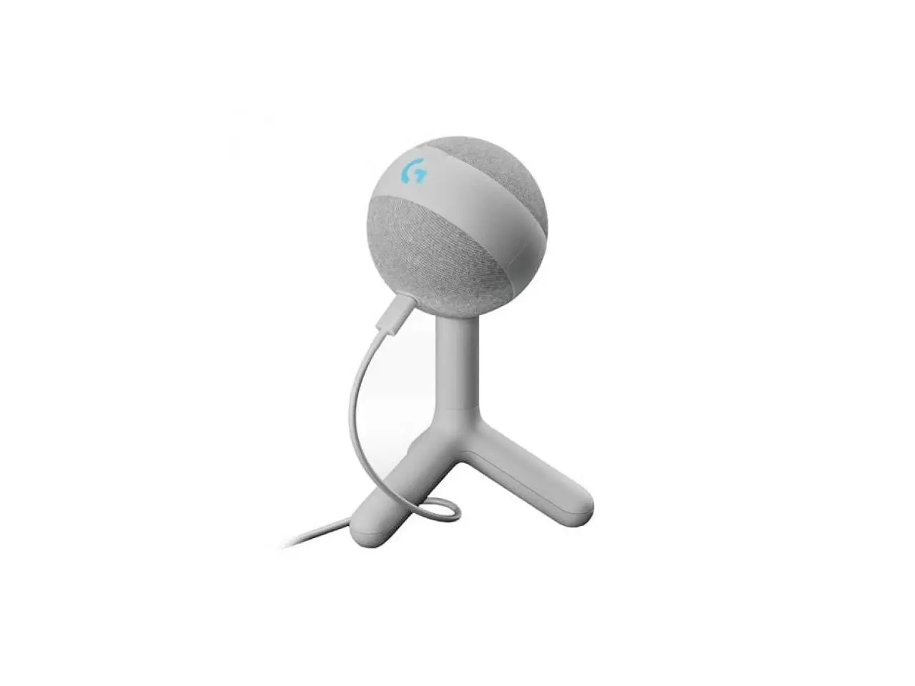 Logitech G Yeti Orb Condenser RGB Gaming Microphone with LIGHTSYNC, USB Mic for Streaming, Cardioid, USB Plug and Play for PC/Mac - Off White
