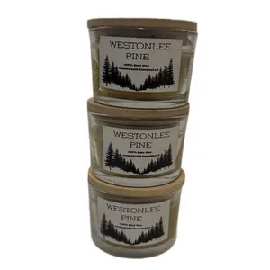 Westonlee Pine scented bees wax candle 100% natural