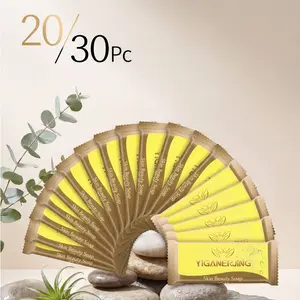 20/30Pc 7g YIGANERJING Sulfur Soap Portable Travel Antibacterial Deep Clean Oil Control Herbal Body Face Cleansing Soap