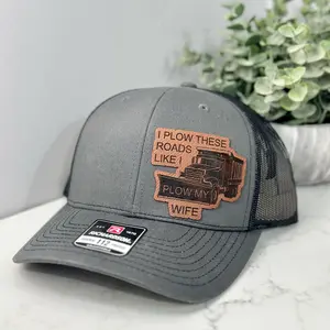 I Plow These Roads Like I Plow My Wife hat