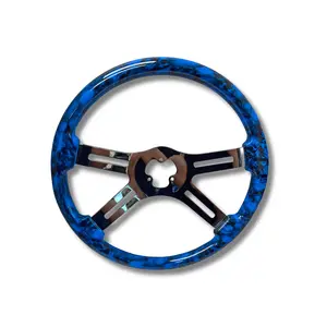 United Pacific – Blue Skull Steering Wheel (Damaged)