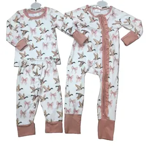 Girl Mallards Clothing Set Winter Pajamas Set Sleep Wear Girl Mallards Clothing Set Winter Pajamas Set Sleep Wear