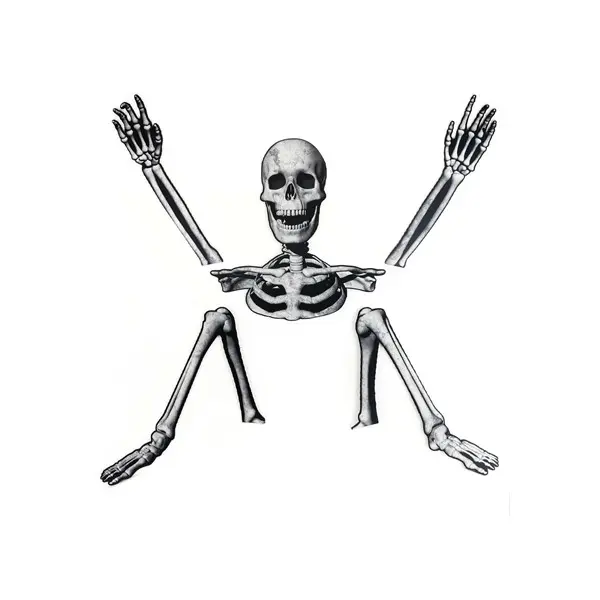 5 Piece Skeleton Ground Breaker Yard Decoration Set