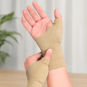 Unisex Thermal Heated Gloves with Adjustable Wrist Support - Breathable, Anti-Slip Design for Skiing, Cycling, Fishing, Hiking, Gym & Badminton. Detachable Wristbands for Joint Protection. Essential Cold Weather Gear Multi Purpose Glove.