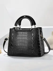 New Elegant Women's Handbag, Classic Style, Durable, Easy to Carry, Versatile, High-End, Large Capacity, Shoulder Strap, Crossbody Bag
