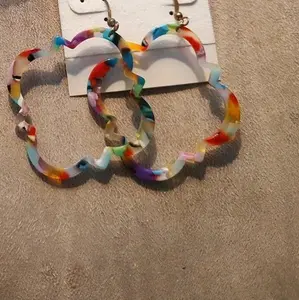 Rainbow Lantern Earrings - Freedom Love You Design