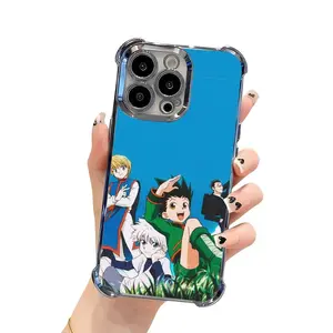 HxH Character Gon/Killua Collage Phone Case Trendy Anime Phone Case Compatible for iPhone 17Promax 16 15 14 13 12 11 and for Samsung S21-S25 Perfect Gift for Fans Her/Him