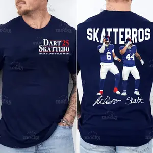 Football Dart & Skattebo 25 Shirt, Skattebros Shirt, New York Fan Tee, Football T-Shirt, Graphic Unisex Hoodie For Him Her, 2 Side