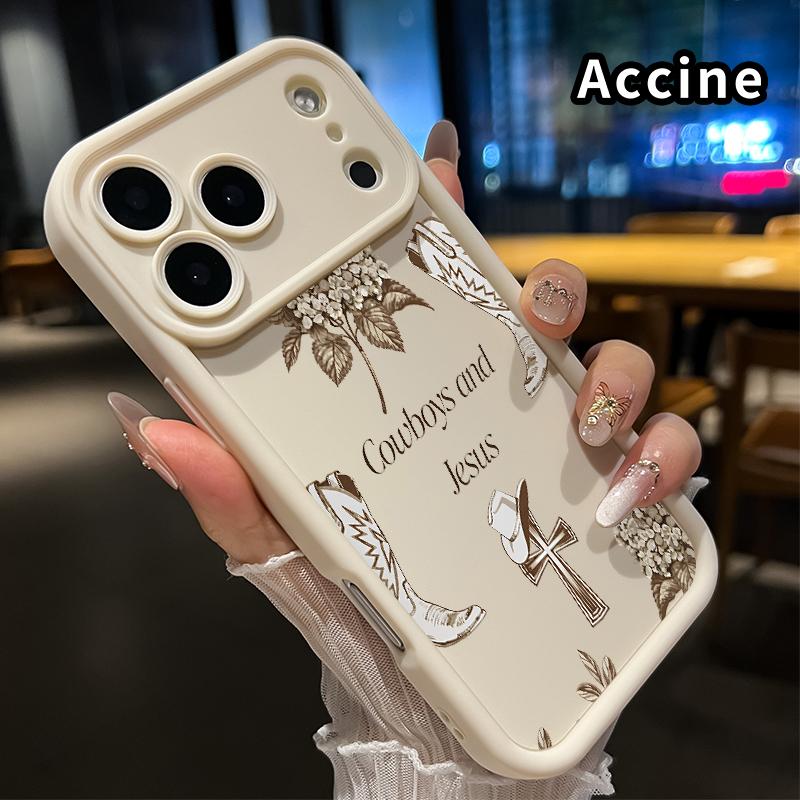 Cowboy Faith Blooms Phone Case for iphone 17 Pro Max 16 Plus 15 14 13 12 11 XR Air E Matte TPU Drop-Proof Rugged Durable Soft Bumper Cover Gift for Boy