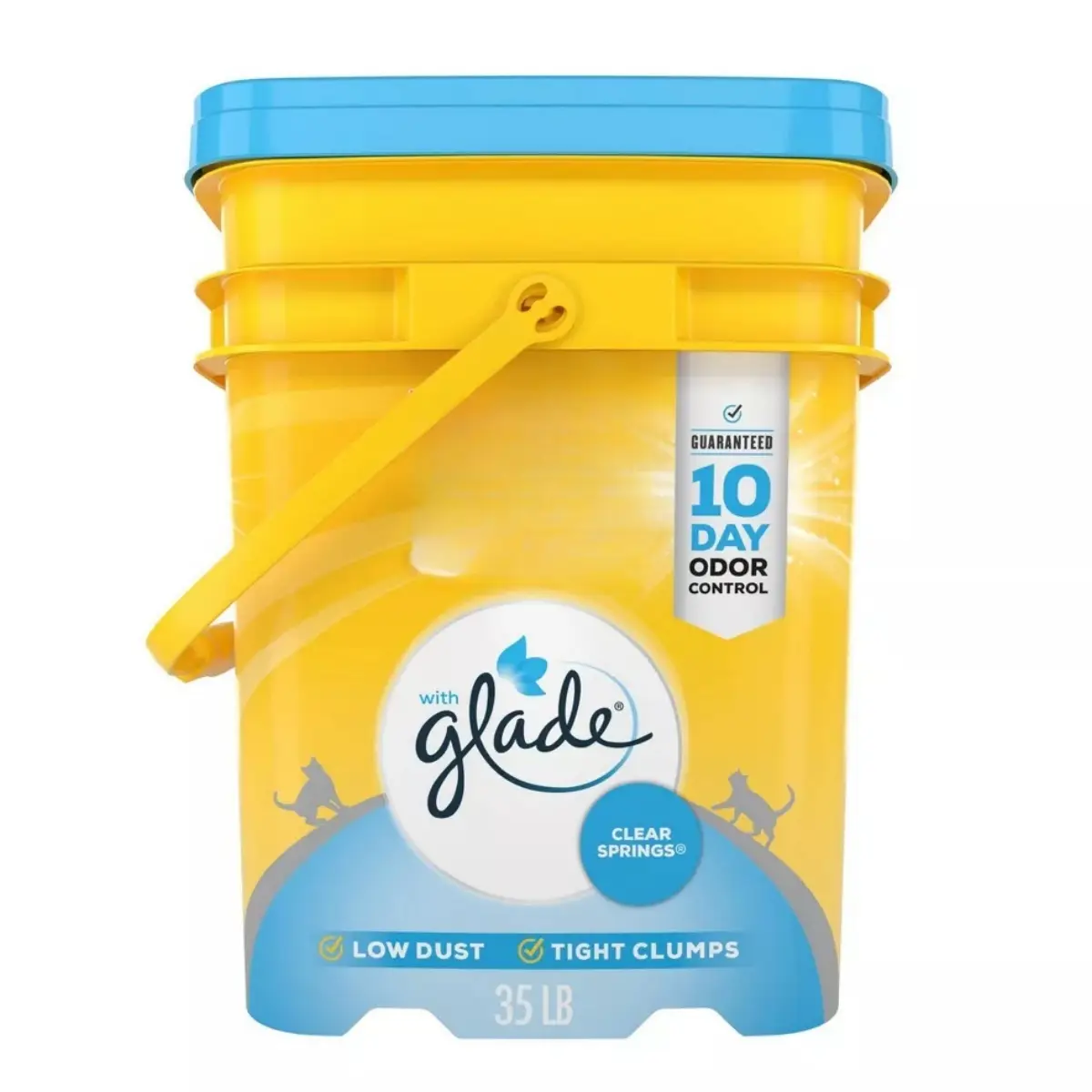 Glade Tough Odor Solutions Multiple Cats Clumping Litter Bring the power of two trusted names in odor control to your home with Cats With Glade Clear